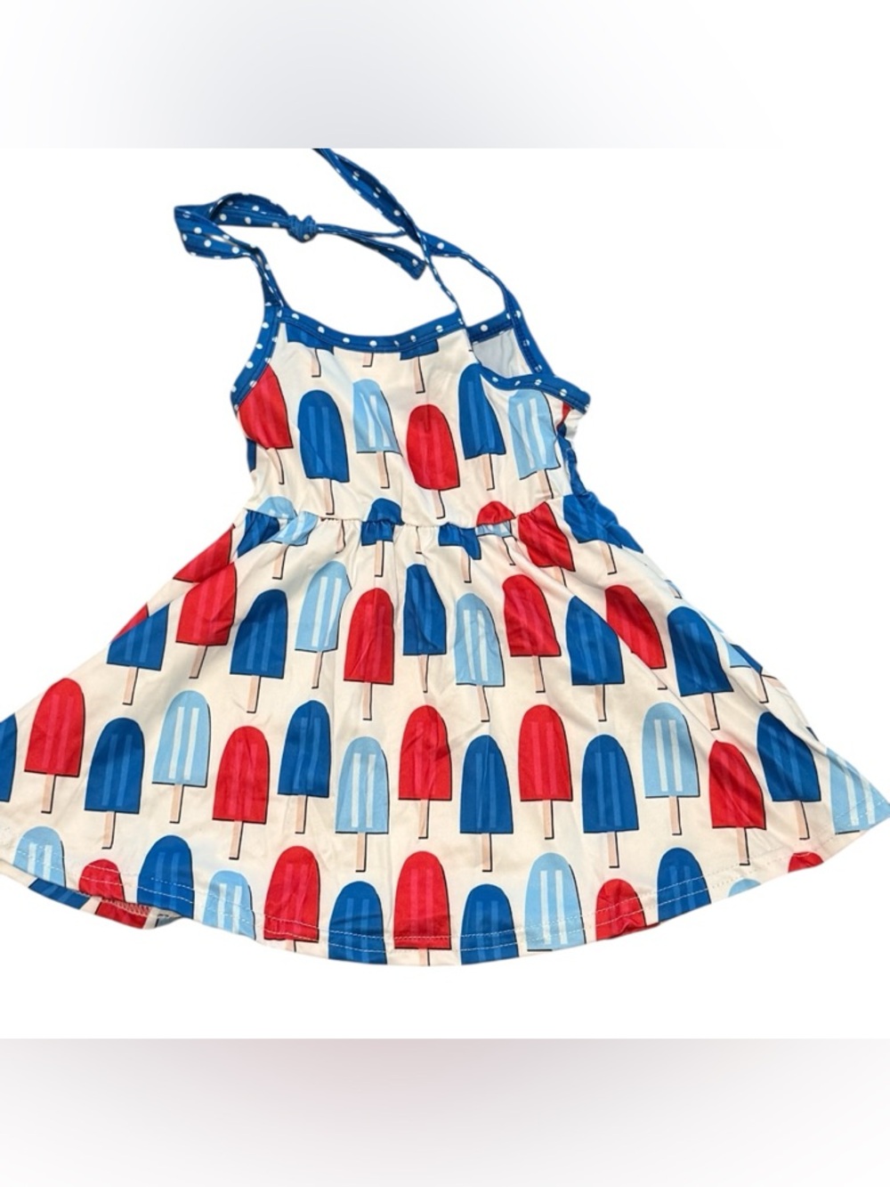 4th of July popsicle dress 6-12 months NWOT